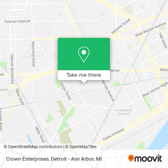 Mapa de Crown Enterprises
