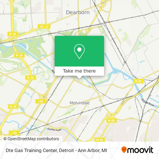 Dte Gas Training Center map