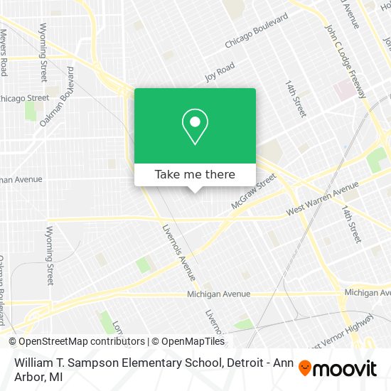 Mapa de William T. Sampson Elementary School