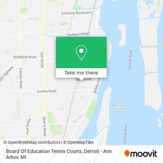 Board Of Education Tennis Courts map