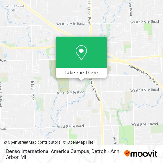 Directions To Us 24 How To Get To Denso International America Campus In Southfield By Bus?