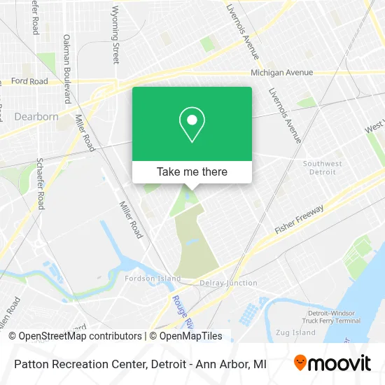 Patton Recreation Center map