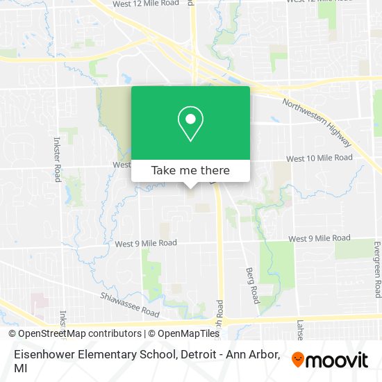 Eisenhower Elementary School map
