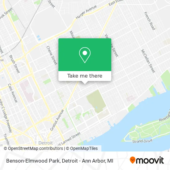Mapa de Benson-Elmwood Park