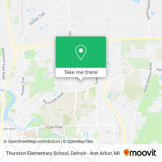 Thurston Elementary School map
