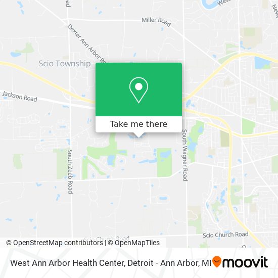Mapa de West Ann Arbor Health Center