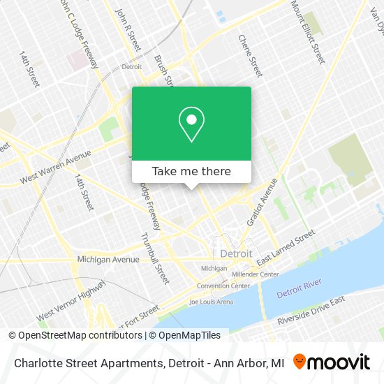 Mapa de Charlotte Street Apartments