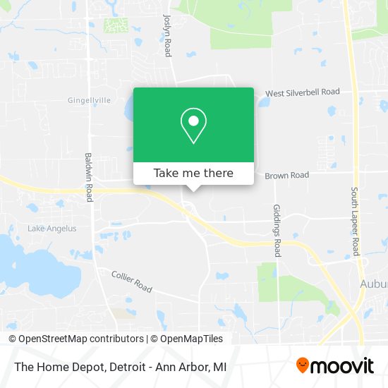 Mapa de The Home Depot