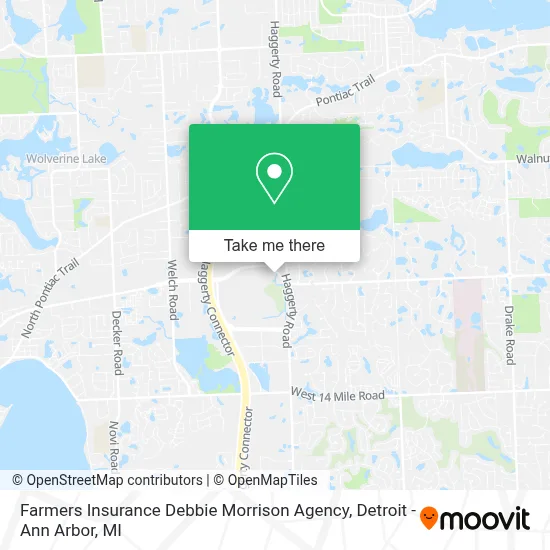 Farmers Insurance Debbie Morrison Agency map