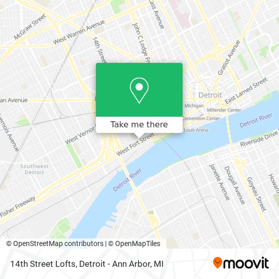 14th Street Lofts map