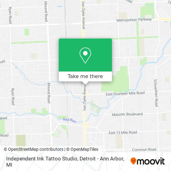 Independent Ink Tattoo Studio map