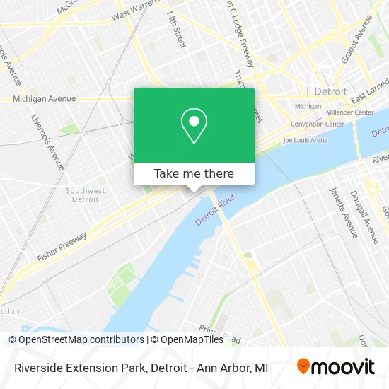 Riverside Extension Park map