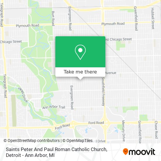 Mapa de Saints Peter And Paul Roman Catholic Church