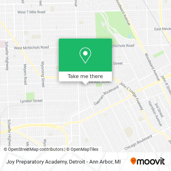 Mapa de Joy Preparatory Academy