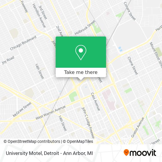 Mapa de University Motel