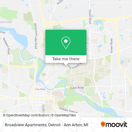 Broadview Apartments map