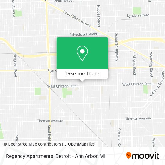 Regency Apartments map