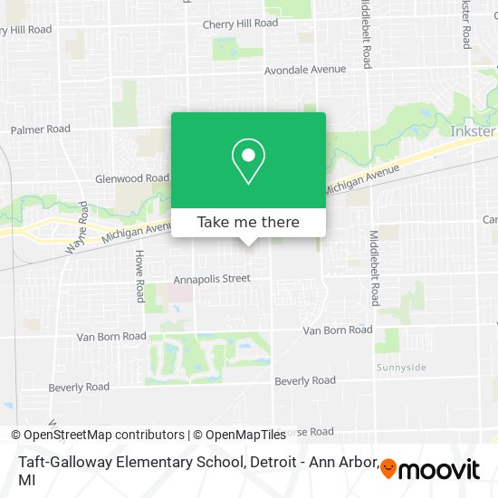 Mapa de Taft-Galloway Elementary School