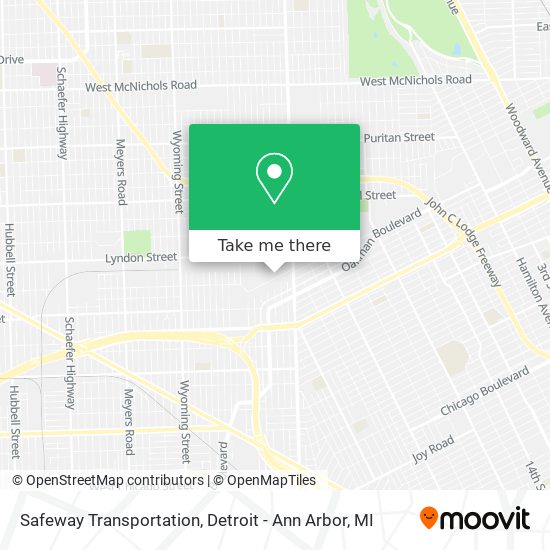 Mapa de Safeway Transportation