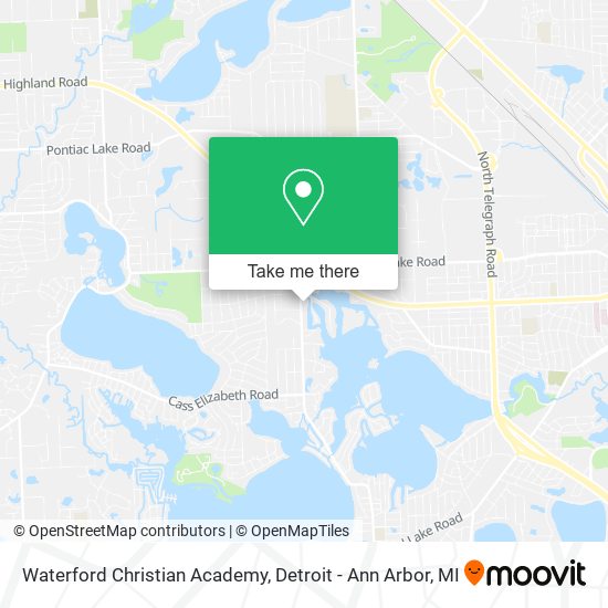 Waterford Christian Academy map