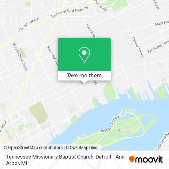 Tennessee Missionary Baptist Church map