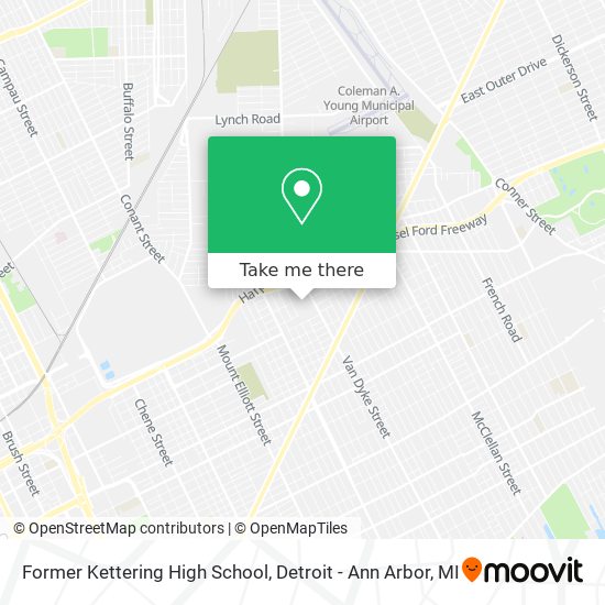 Mapa de Former Kettering High School