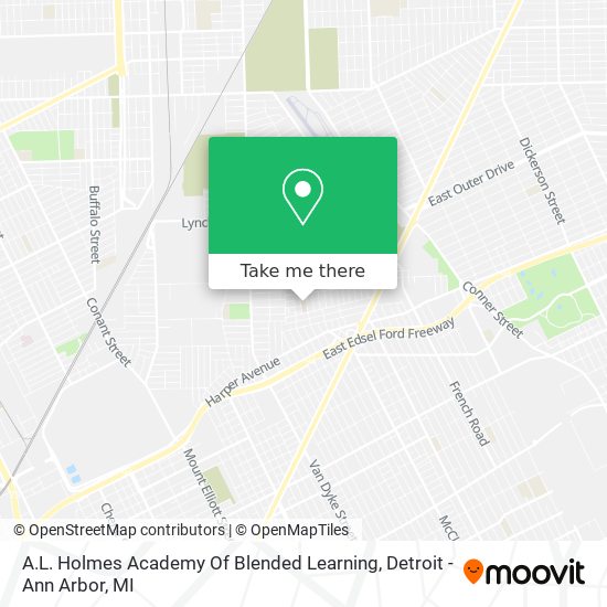 Mapa de A.L. Holmes Academy Of Blended Learning