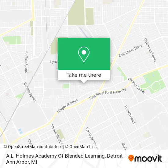 Mapa de A.L. Holmes Academy Of Blended Learning