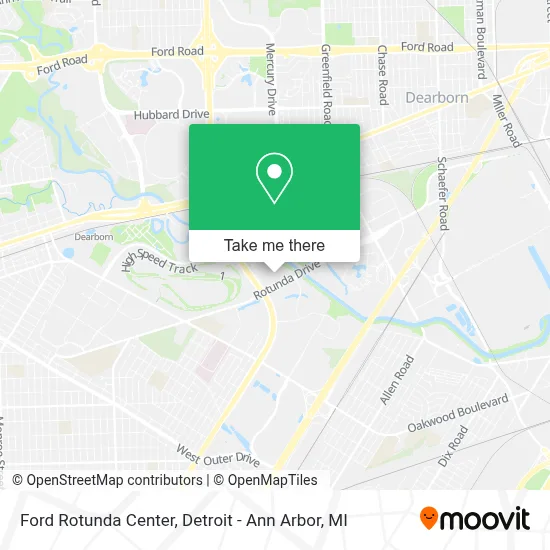 Ford Rotunda Center map