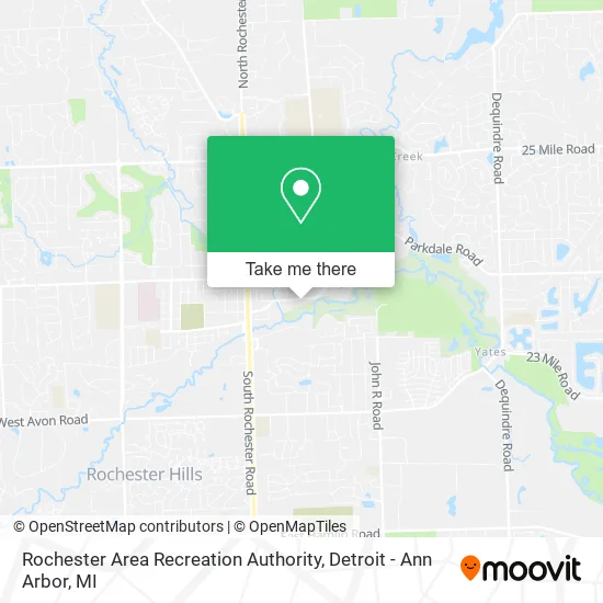 Rochester Area Recreation Authority map