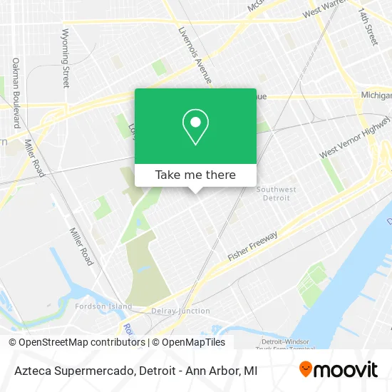 Azteca Supermercado map