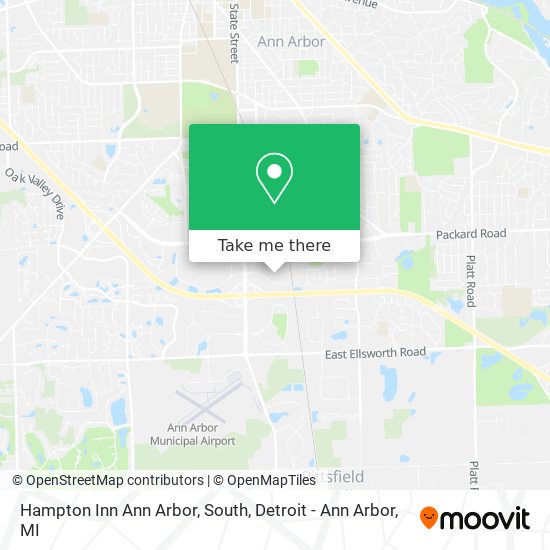 Hampton Inn Ann Arbor, South map
