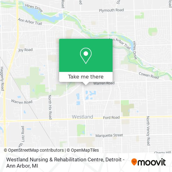 Mapa de Westland Nursing & Rehabilitation Centre