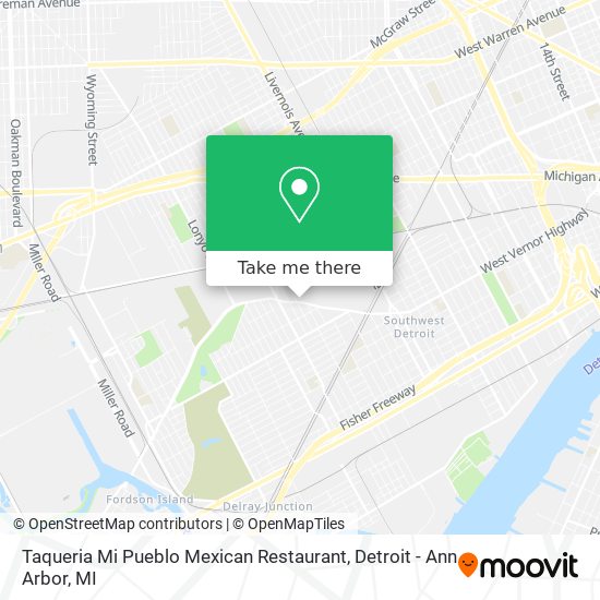 Taqueria Mi Pueblo Mexican Restaurant map