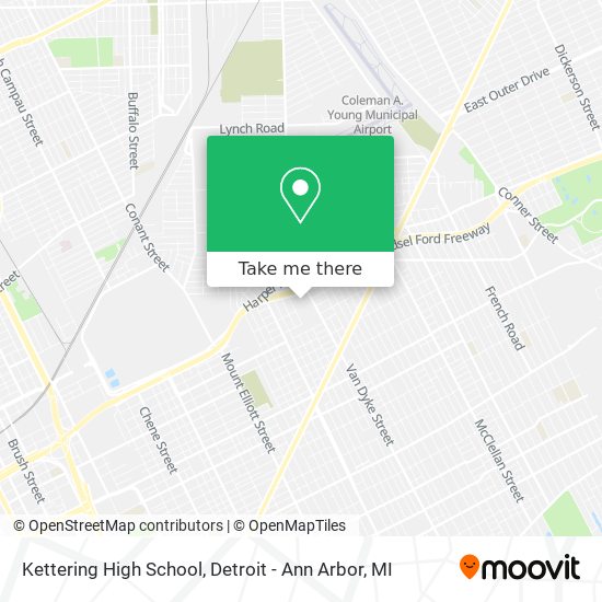 Kettering High School map