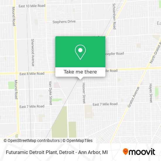 Futuramic Detroit Plant map