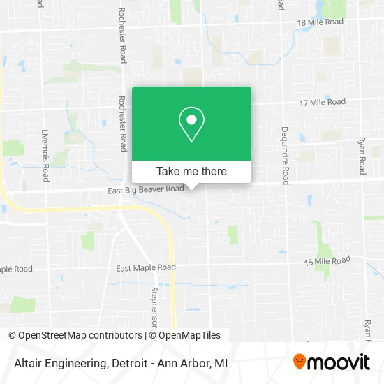 Altair Engineering map