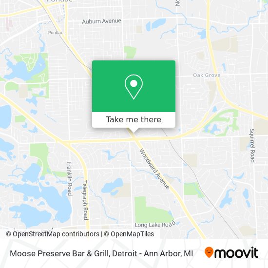 Moose Preserve Bar & Grill map