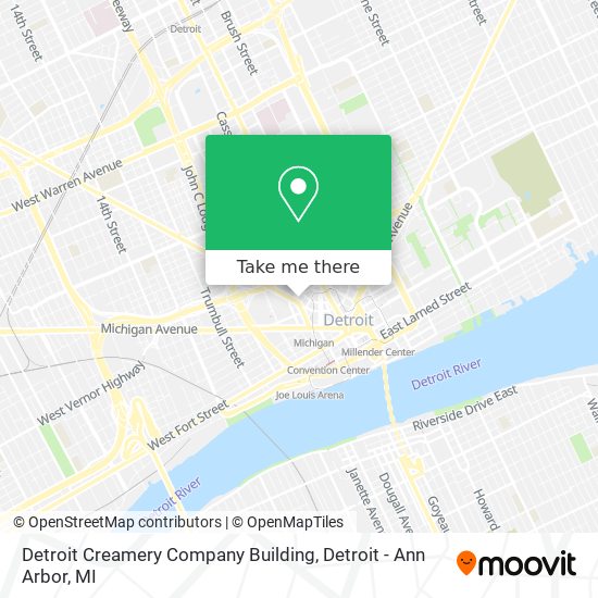 Mapa de Detroit Creamery Company Building