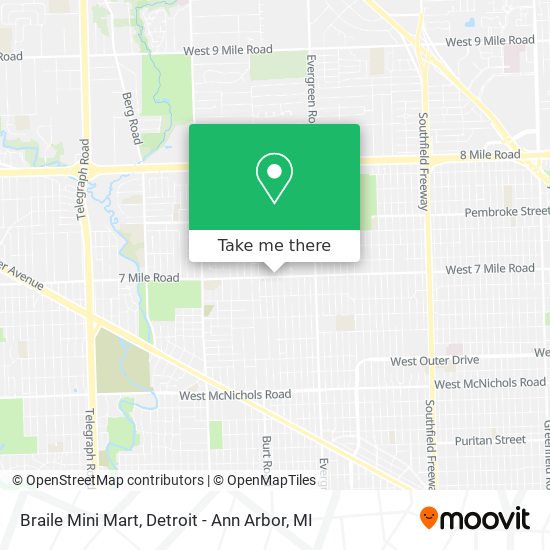 Braile Mini Mart map