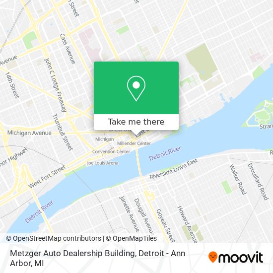 Metzger Auto Dealership Building map