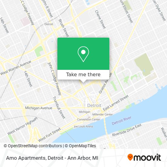 Amo Apartments map