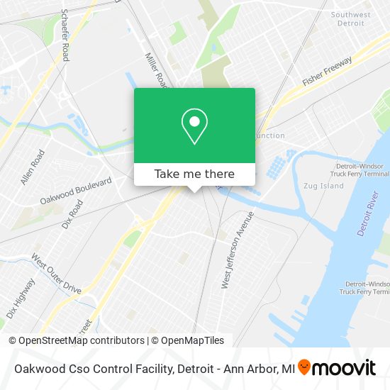 Oakwood Cso Control Facility map