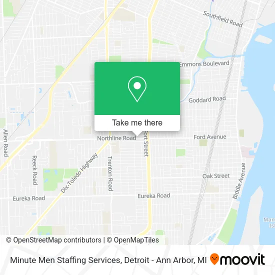 Minute Men Staffing Services map