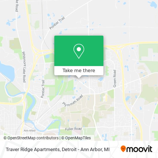 Traver Ridge Apartments map