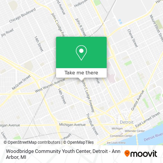 Woodbridge Community Youth Center map