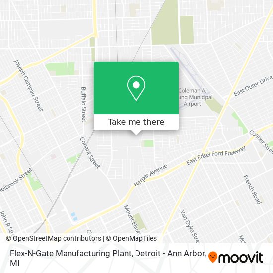 Flex-N-Gate Manufacturing Plant map