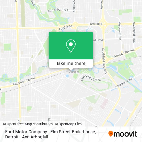 Ford Motor Company - Elm Street Boilerhouse map