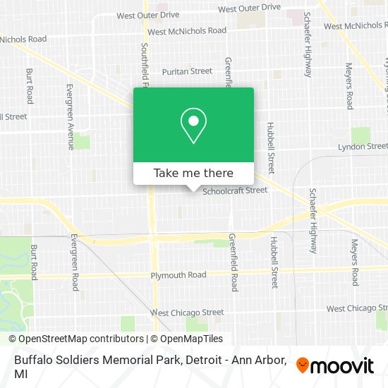Buffalo Soldiers Memorial Park map