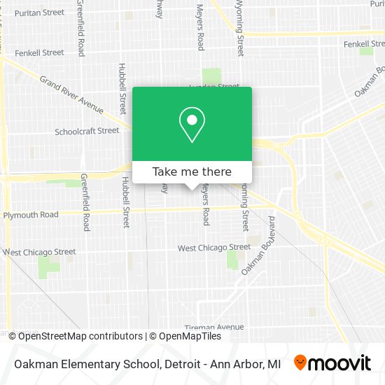 Mapa de Oakman Elementary School